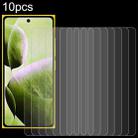 For HMD Hyper 10pcs 0.26mm 9H 2.5D Tempered Glass Film - 1