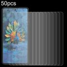 For HMD Crest 50pcs 0.26mm 9H 2.5D Tempered Glass Film - 1