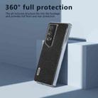 For Honor Magic V2 RSR Porsche Design ABEEL Transparent Frame Genuine Leather Mino Phone Case(Black) - 3