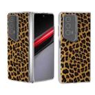 For Honor Magic V2 RSR Porsche Design ABEEL Transparent Frame Leopard Print Phone Case(Leopard) - 1