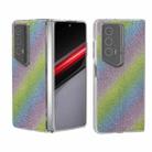 For Honor Magic V2 RSR Porsche Design ABEEL Transparent Frame Diamond Series Phone Case(Rainbow) - 1