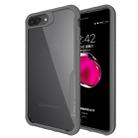 For iPhone 7 iPAKY Shockproof PC Transparent Case(Gray) - 1