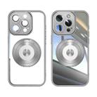 For iPhone 12 Pro Max 360 Holder Magsafe Acrylic Hybrid TPU Phone Case(Grey) - 2