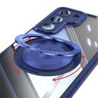 For Samsung Galaxy S23+ 5G 360 Holder Magsafe Acrylic Hybrid TPU Phone Case(Blue) - 3