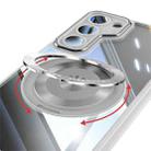 For Samsung Galaxy S23 5G 360 Holder Magsafe Acrylic Hybrid TPU Phone Case(Grey) - 3