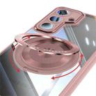 For Samsung Galaxy S24+ 5G 360 Holder Magsafe Acrylic Hybrid TPU Phone Case(Pink) - 3