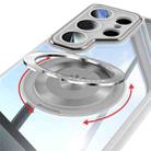 For Samsung Galaxy S25 Ultra 5G 360 Holder MagSafe Acrylic Hybrid TPU Phone Case(Grey) - 3