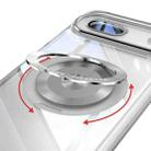 For Google Pixel 8a 360 Holder Magsafe Acrylic Hybrid TPU Phone Case(Frosted White) - 3