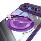 For Google Pixel 9 / 9 Pro 360 Holder Magsafe Acrylic Hybrid TPU Phone Case(Purple) - 3