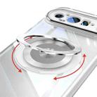 For Google Pixel 9 / 9 Pro 360 Holder Magsafe Acrylic Hybrid TPU Phone Case(Frosted White) - 3