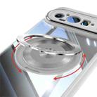 For Google Pixel 9 Pro XL 360 Holder Magsafe Acrylic Hybrid TPU Phone Case(Grey) - 3