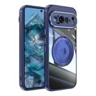 For Google Pixel 9 Pro XL 360 Holder Magsafe Acrylic Hybrid TPU Phone Case(Blue) - 1