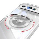For Google Pixel 9 Pro XL 360 Holder Magsafe Acrylic Hybrid TPU Phone Case(Frosted White) - 3