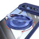 For Google Pixel 9 360 Holder Magsafe Acrylic Hybrid TPU Phone Case(Blue) - 3