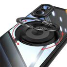For Sony Xperia 10 VI 360 Holder Magsafe Acrylic Hybrid TPU Phone Case(Black) - 3