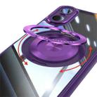 For Sony Xperia 10 VI 360 Holder Magsafe Acrylic Hybrid TPU Phone Case(Purple) - 3