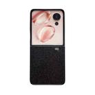 For Honor Magic V Flip Gradient Color Glitter Shockproof Protective Phone Case(Black) - 1