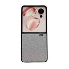 For Honor Magic V Flip Gradient Color Glitter Shockproof Protective Phone Case(Grey) - 1