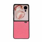 For Honor Magic V Flip Gradient Color Glitter Shockproof Protective Phone Case(Rose Red) - 1