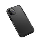 For iPhone 12 mini Solid Color Four-corner Shockproof TPU + PC Protective Case(Black) - 2