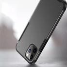 For iPhone 12 mini Solid Color Four-corner Shockproof TPU + PC Protective Case(Black) - 4