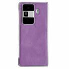 For Honor Magic VS3 Metallic Paint Skin Feel Leather Phone Case(Purple) - 1