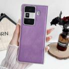 For Honor Magic VS3 Metallic Paint Skin Feel Leather Phone Case(Purple) - 2