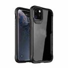 For iPhone 11 Pro iPAKY Shockproof PC Transparent Case(Black) - 1