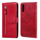 For Sony Xperia L4 Fashion Calf Texture Zipper Horizontal Flip Leather Case with Holder & Card Slots & Wallet Function(Red) - 1