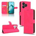 For Wiko T20 Skin Feel Magnetic Flip Leather Phone Case(Rose Red) - 1