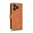 For Wiko T20 Skin Feel Magnetic Flip Leather Phone Case(Brown) - 3