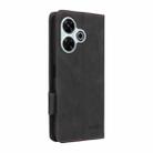 For Xiaomi Redmi 13 4G Global Magnetic Clasp Leather Phone Case(Black) - 3