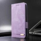 For Samsung Galaxy M35 Magnetic Clasp Leather Phone Case(Purple) - 2