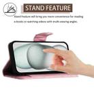 For Samsung Galaxy Note10 Rhombic Texture Flip Leather Phone Case with Lanyard(Pink) - 3