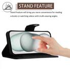 For Samsung Galaxy S21 5G Rhombic Texture Flip Leather Phone Case with Lanyard(Black) - 3