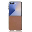 For Samsung Galaxy Z Flip7 5G PU Leather PC Phone Case(Brown) - 3