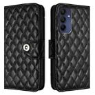 For Samsung Galaxy A16 5G Rhombic Texture Flip Leather Phone Case with Lanyard(Black) - 2