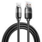 REMAX RC-C038 Capsule 1.2m 66W USB to Type-C PVC Fast Charging Cable(Black) - 1