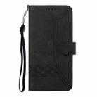 For Redmi Turbo 4 / Xiaomi Poco X7 Pro Cubic Skin Feel Flip Leather Phone Case(Black) - 3