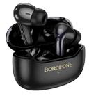 Borofone FQ1 Plus TWS Shine ANC+ENC Noise Reduction Wireless BT Headset Earbuds(Black) - 1