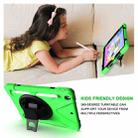 For iPad 10.2 2021 / 2020 / 2019 Shockproof Colorful Silicone + PC Protective Case with Holder & Shoulder Strap & Hand Strap & Pen Slot(Green) - 5