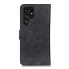 For Samsung Galaxy S25 Ultra 5G KHAZNEH Retro Texture Horizontal Flip Leather Phone Case(Black) - 3