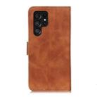 For Samsung Galaxy S25 Ultra 5G KHAZNEH Retro Texture Horizontal Flip Leather Phone Case(Brown) - 3