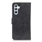For Samsung Galaxy S25 FE 5G KHAZNEH Retro Texture Horizontal Flip Leather Phone Case(Black) - 3