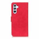 For Samsung Galaxy S25 FE 5G KHAZNEH Retro Texture Horizontal Flip Leather Phone Case(Red) - 3