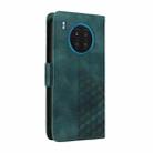 For Honor 50 Lite Embossed Rhombus Starry Leather Phone Case(Green) - 3