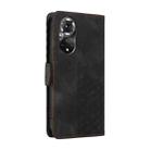 For Honor 50 5G Embossed Rhombus Starry Leather Phone Case(Black) - 3