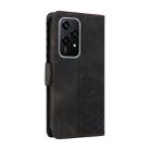 For Honor 200 Lite 5G Global Embossed Rhombus Starry Leather Phone Case(Black) - 3