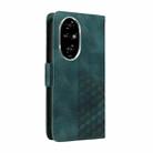 For Honor 200 Pro Embossed Rhombus Starry Leather Phone Case(Green) - 3