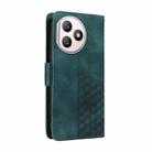 For Honor X50i 5G / 90 Lite Embossed Rhombus Starry Leather Phone Case(Green) - 3
